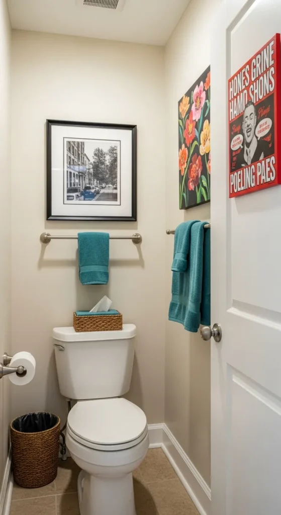 Adding Art to Small Half Baths