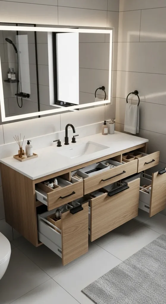 42 Inch Vanity with Smart Storage Solutions