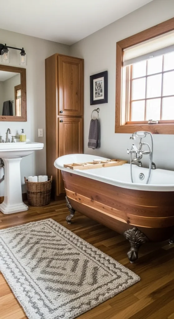 6. Opt for a Freestanding Soaker Tub