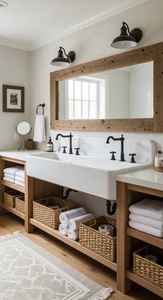 Choose Trough Sink with Double Faucets