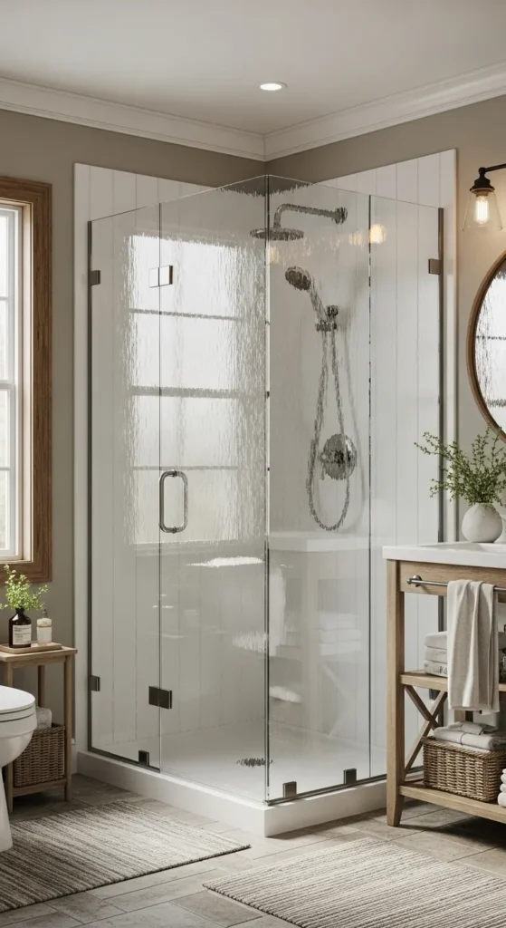 Choose a Walk-In Shower with Glass Panels