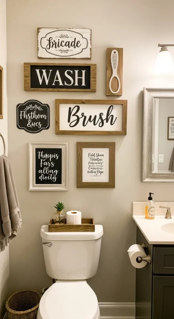 Hang Rustic Wall Art or Signs