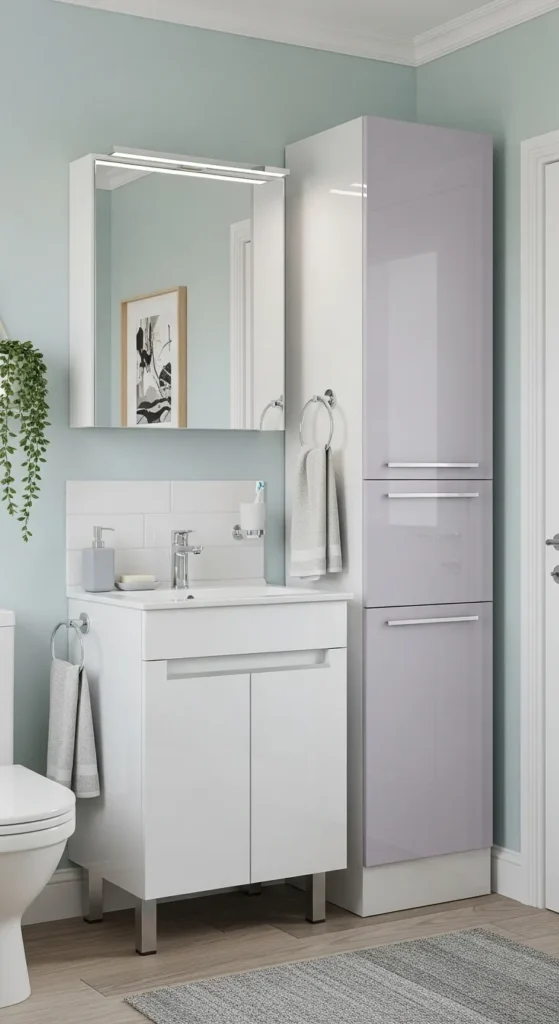 High-Gloss Cabinets