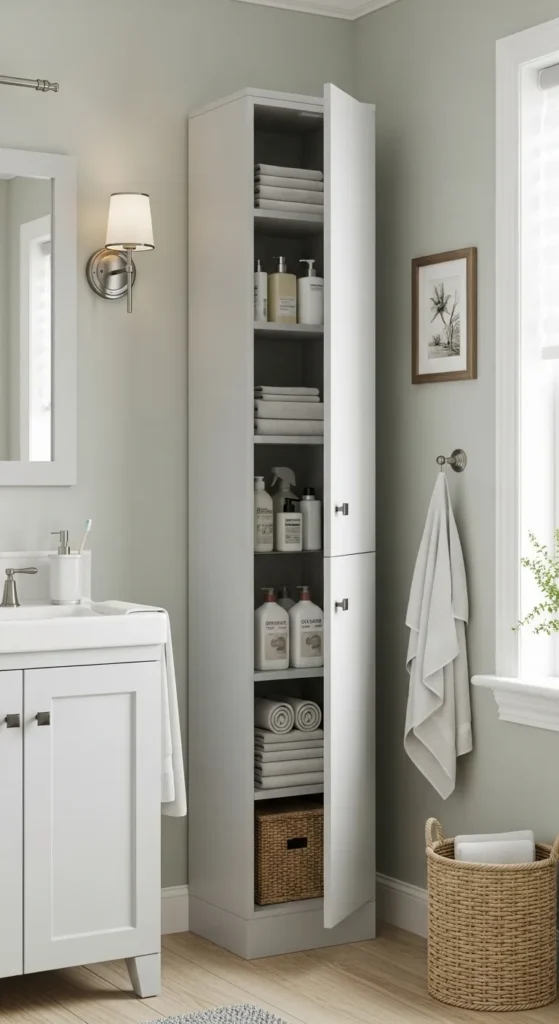 Tall Linen Cabinet