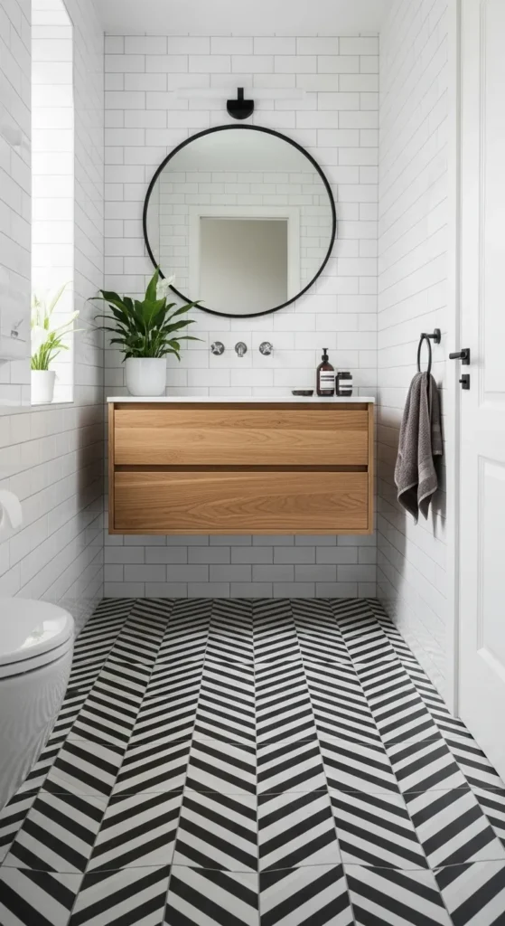 Try a Patterned Floor Tile