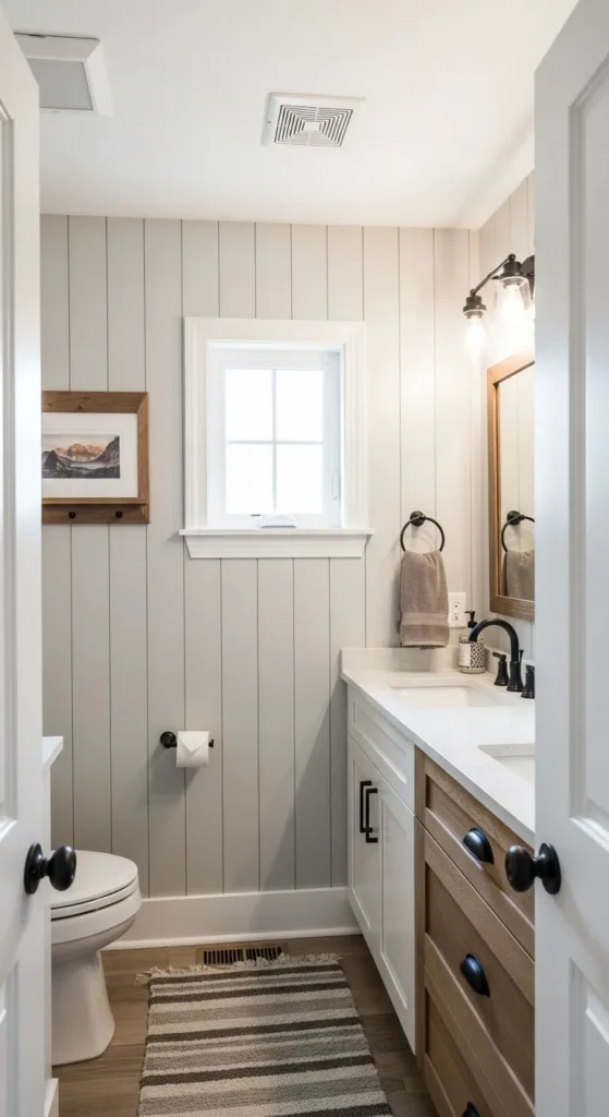 Use Vertical Shiplap for Height Illusion