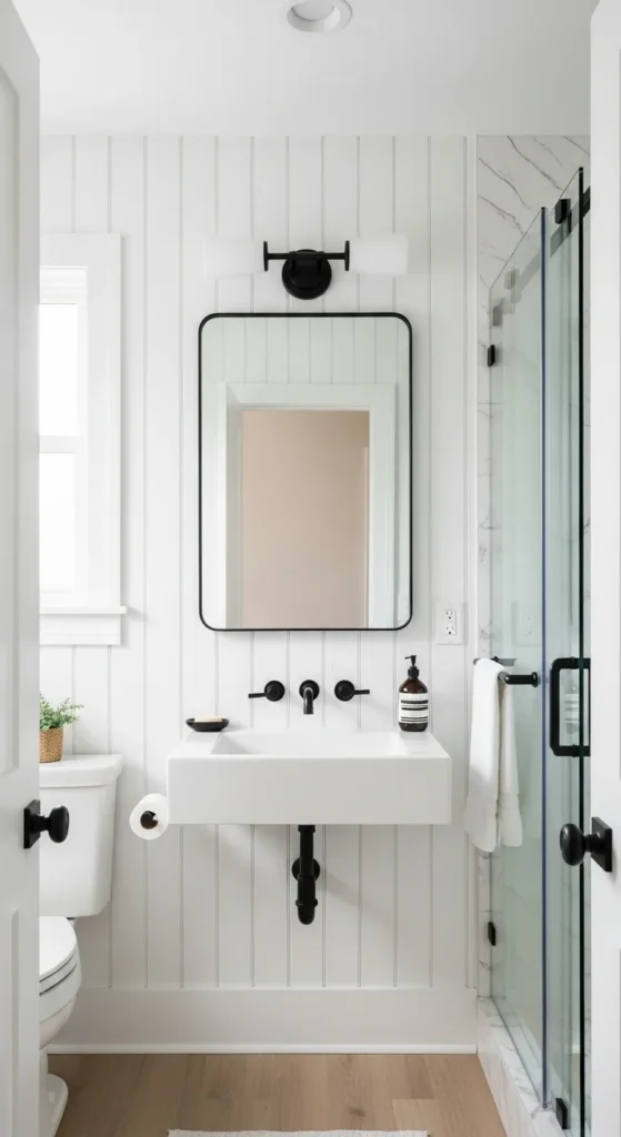 Use Vertical Stripes or Shiplap