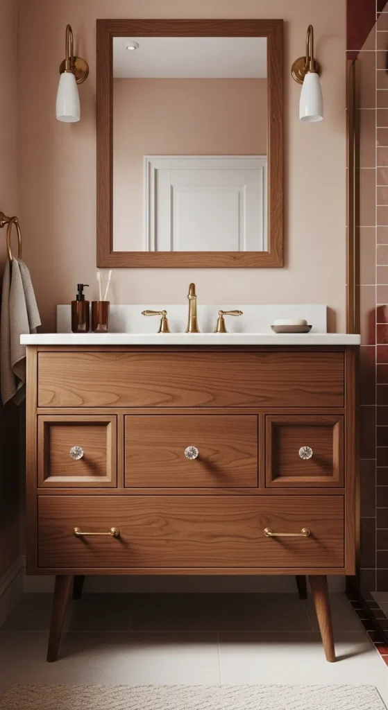 Vintage-Style 42 Inch Vanity with Modern Touches