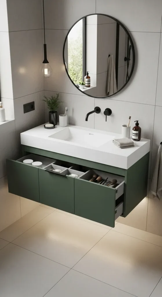 Modern 18 Inch Vanity for Small Bathrooms