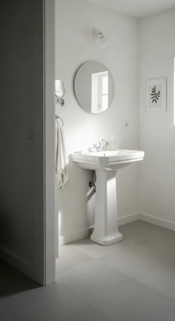 Pedestal Sink as a Vanity Alternative