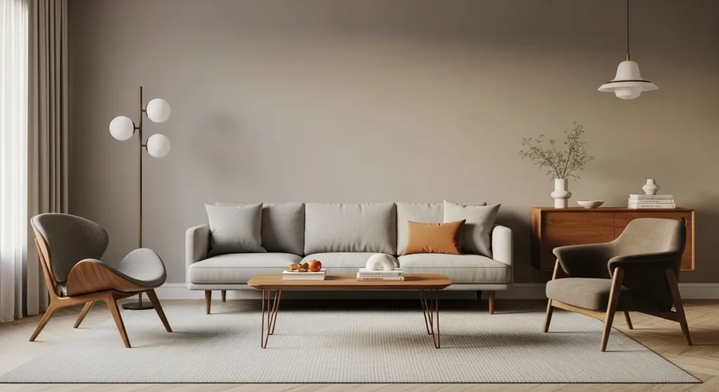 Try Midcentury Modern Neutrals