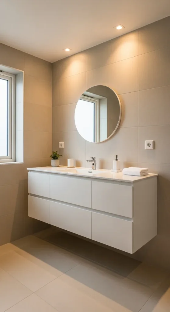 Gloss White Floating Vanities