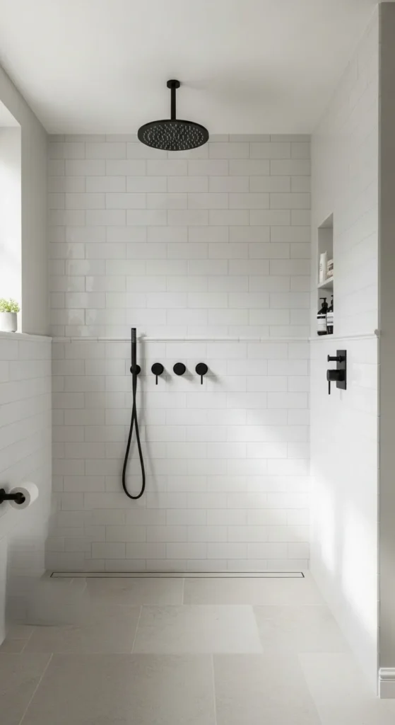 Matt Black Rain Showers