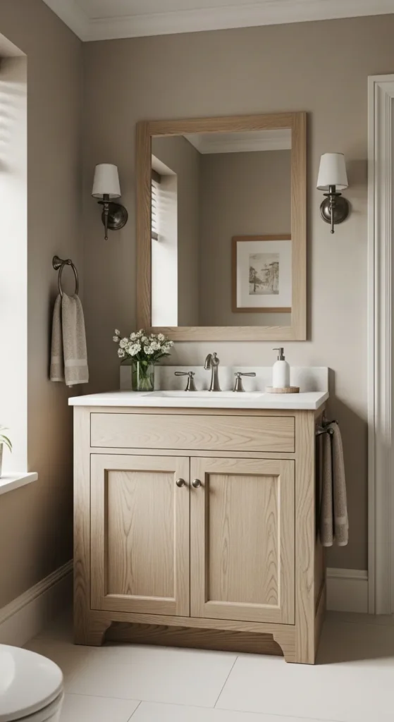 Oak Vanity Units
