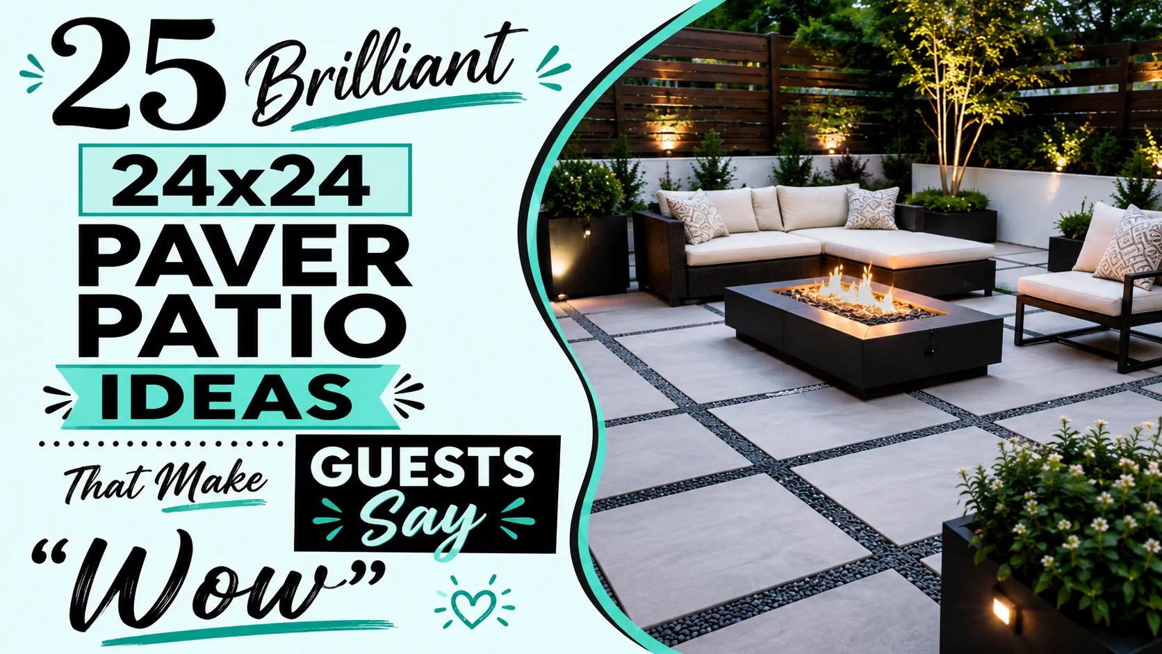 25 Brilliant 24×24 Paver Patio Ideas That Make Guests Say “Wow”