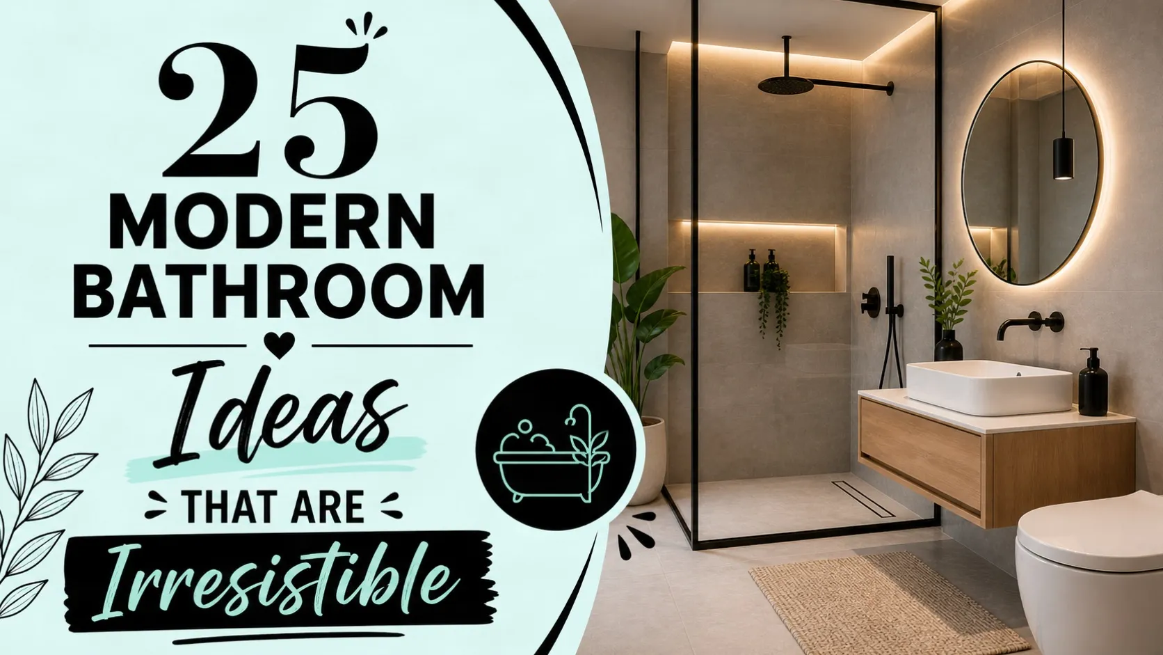 25 Modern Bathroom Ideas That Are Irresistible