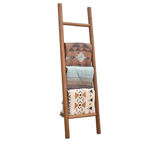 wooden towel ladder
