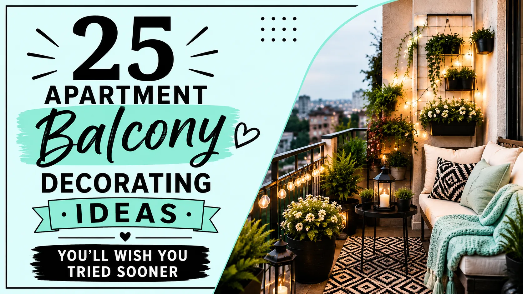 25 Apartment Balcony Decorating Ideas You'll Wish You Tried Sooner