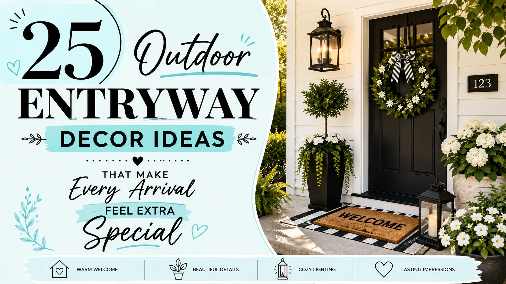 25 Outdoor Entryway Decor Ideas That Make Every Arrival Feel Extra Special