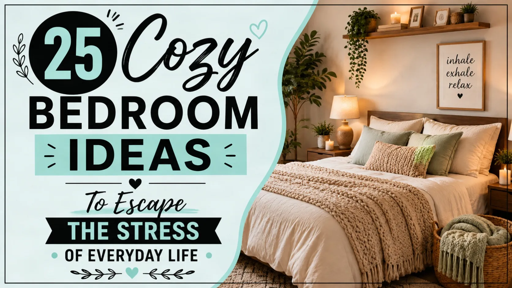 25 Cozy Bedroom Ideas To Escape The Stress Of Everyday Life