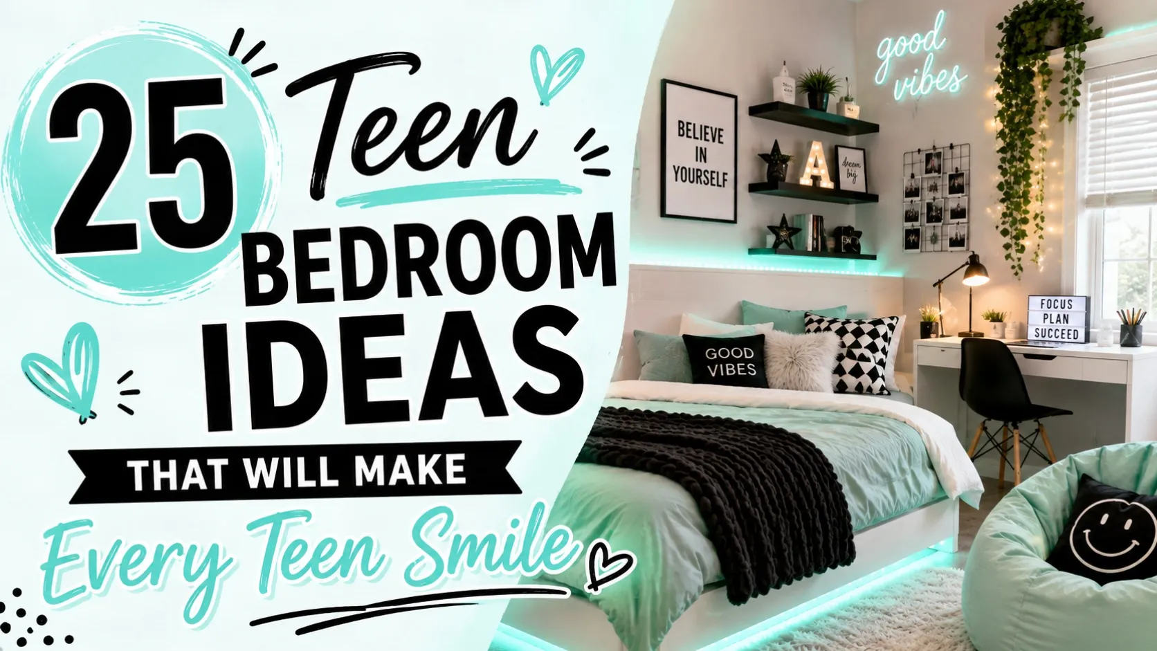 25 Teen Bedroom Ideas That Will Make Every Teen Smile