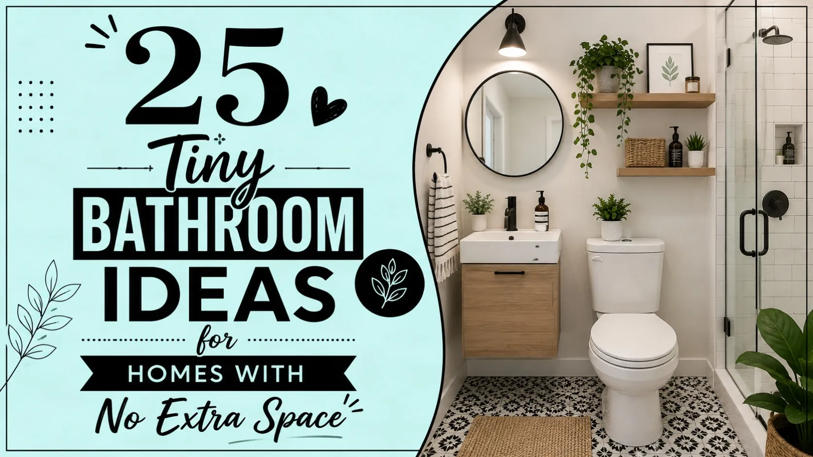 25 Tiny Bathroom Ideas for Homes With No Extra Space (2)