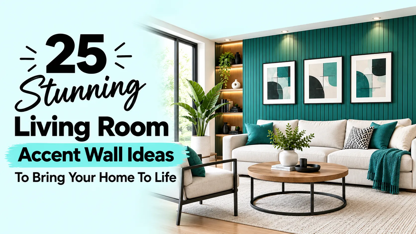 25 Stunning Living Room Accent Wall Ideas To Bring Your Home To Life