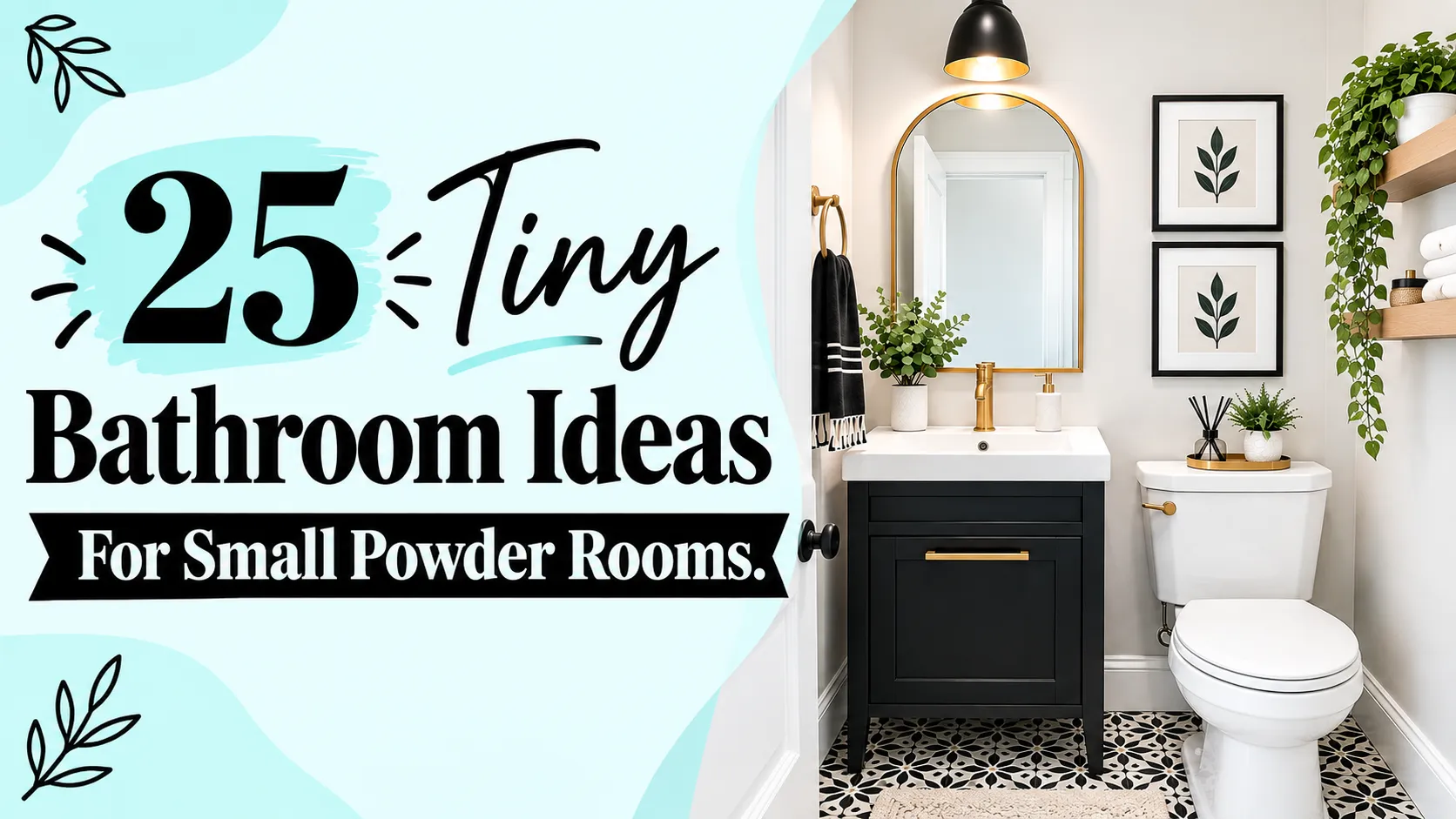 25 Tiny Bathroom Ideas For Small Powder Rooms